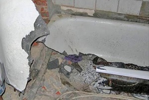 Демонтаж ванны в Никольском